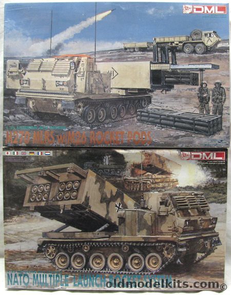 DML 1/35 3522 NATO MLRS / 3523 M270 MLRS With M26 Rocket Pods plastic model kit